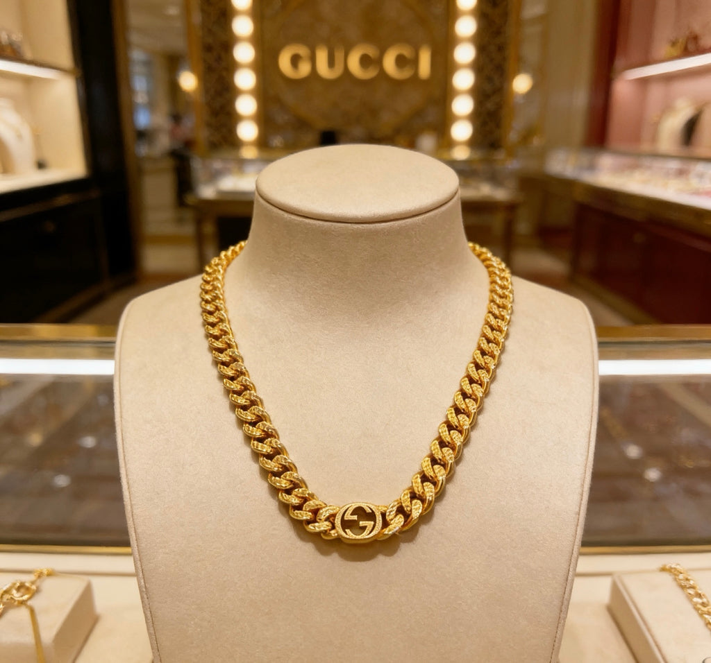 Gucci G Chunky Chain Necklace