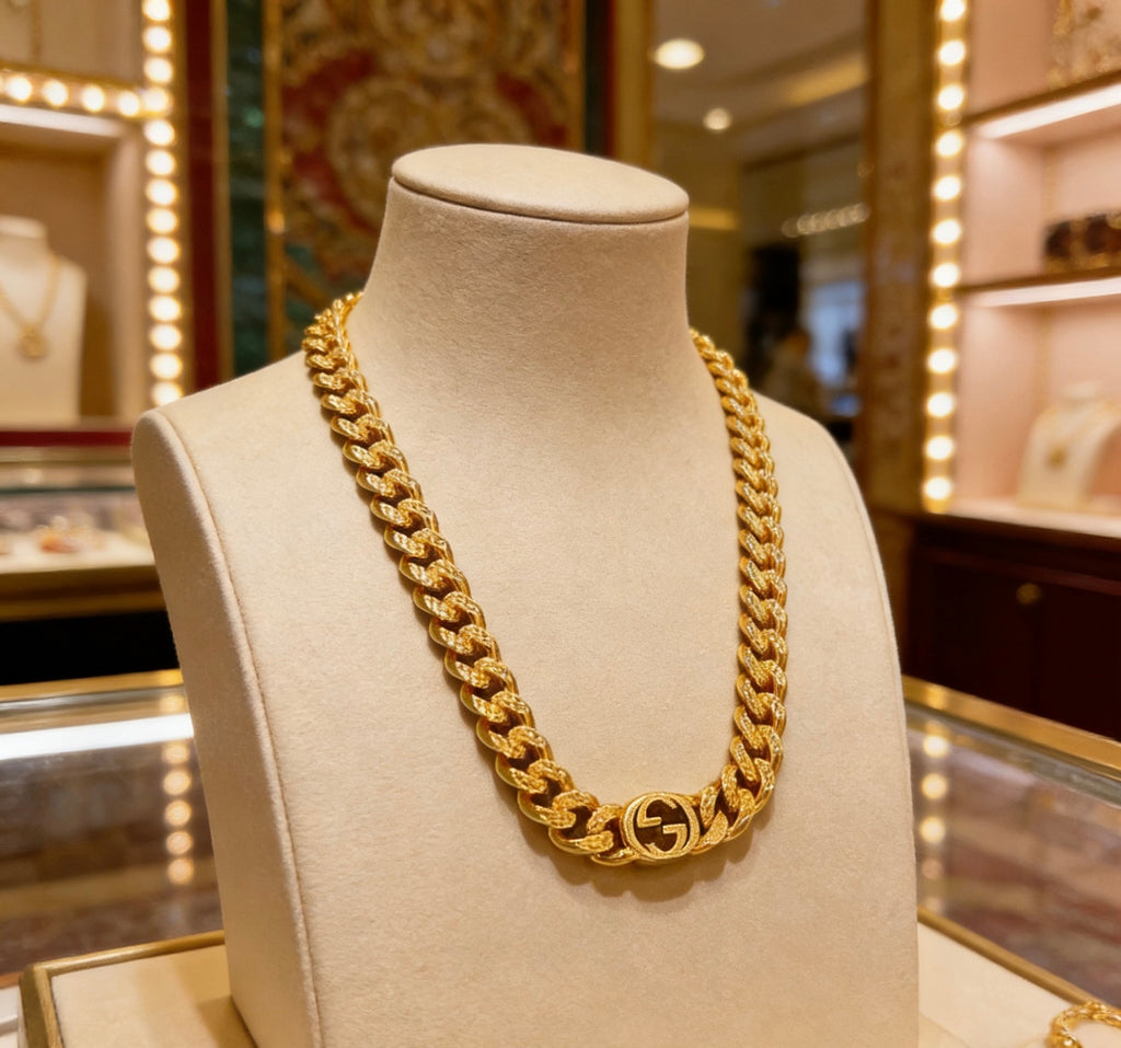 Gucci G Chunky Chain Necklace