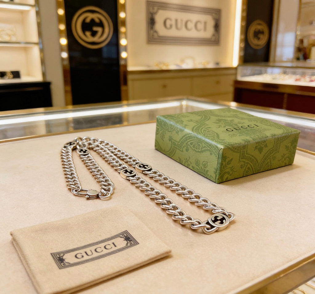 Gucci G Chunky Chain Necklace