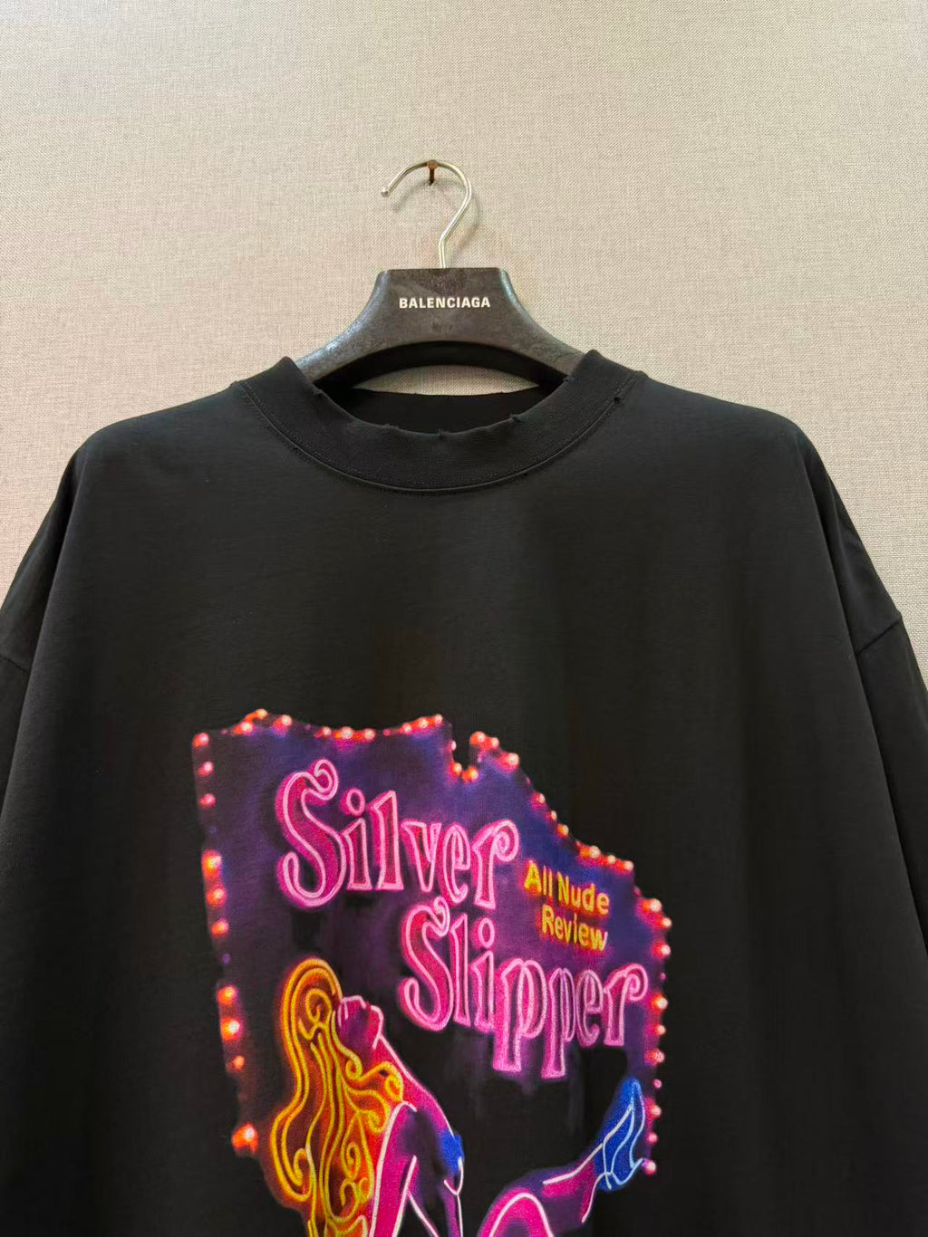 Balenciaga Silver Slipper T-Shirt